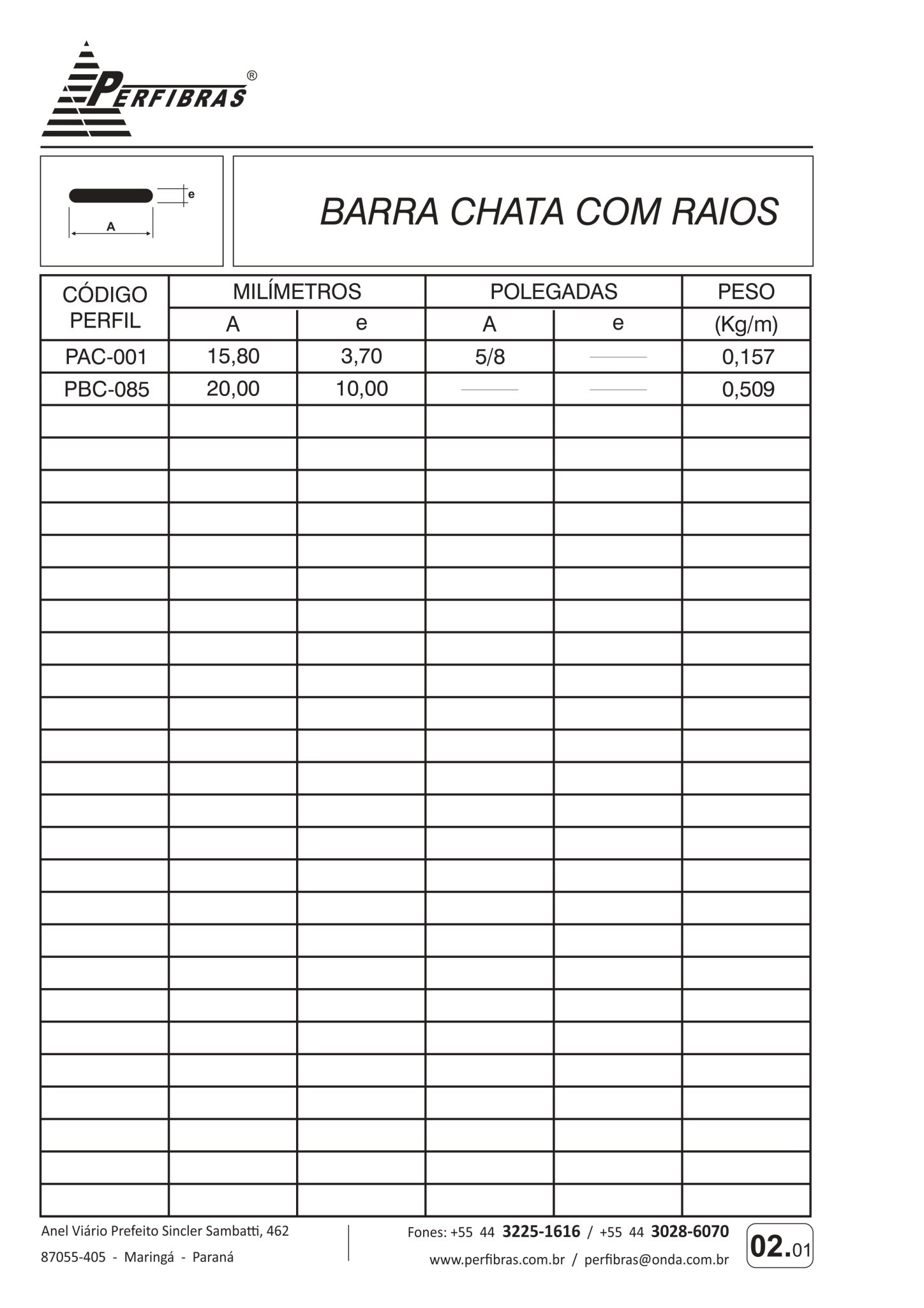 BARRA CHATA COM RAIOS