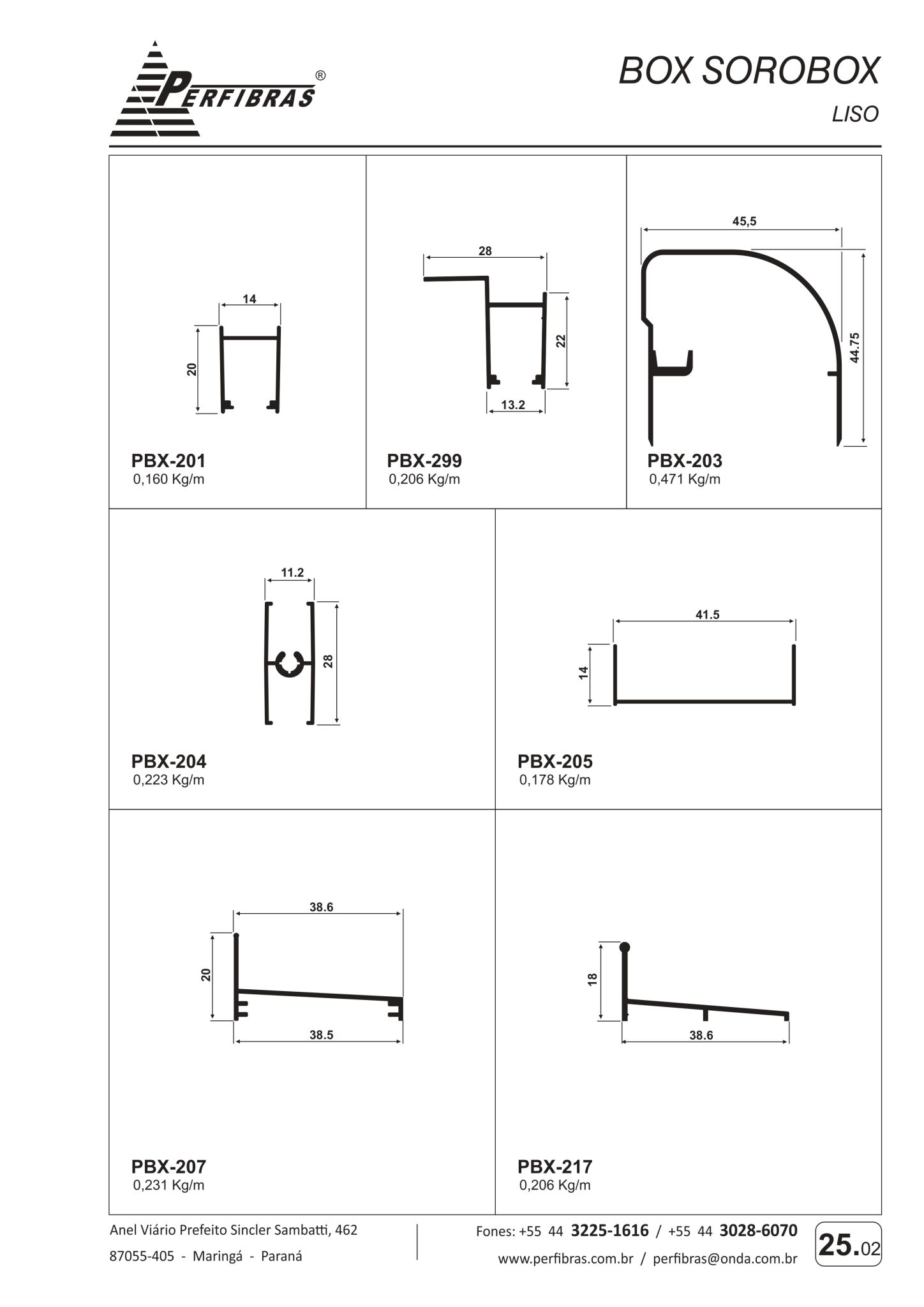 BOX SOROBOX LISO